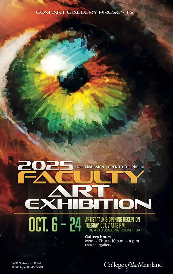 Faculty Art Exhibition poster