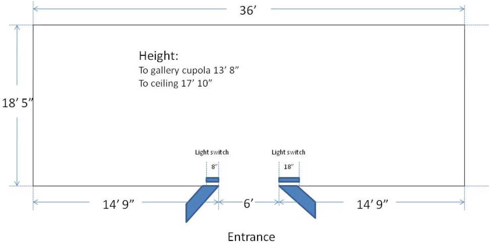 Main Art Gallery floor plan