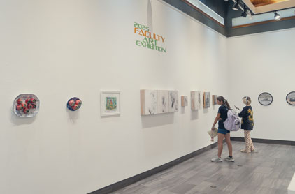 Visitors in the Art Gallery