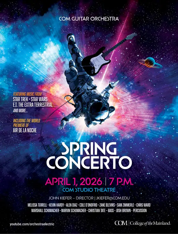Guitar Ensemble Spring Concerto Poster