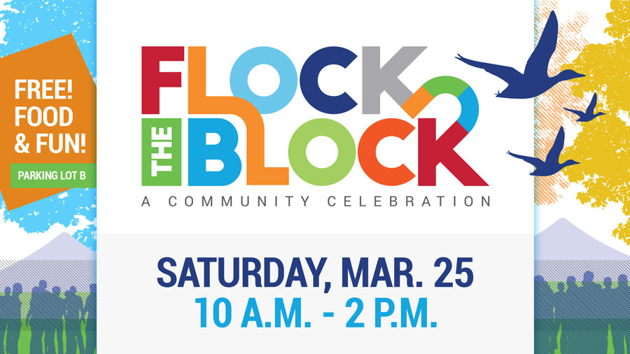 Flock the Block, a community celebration