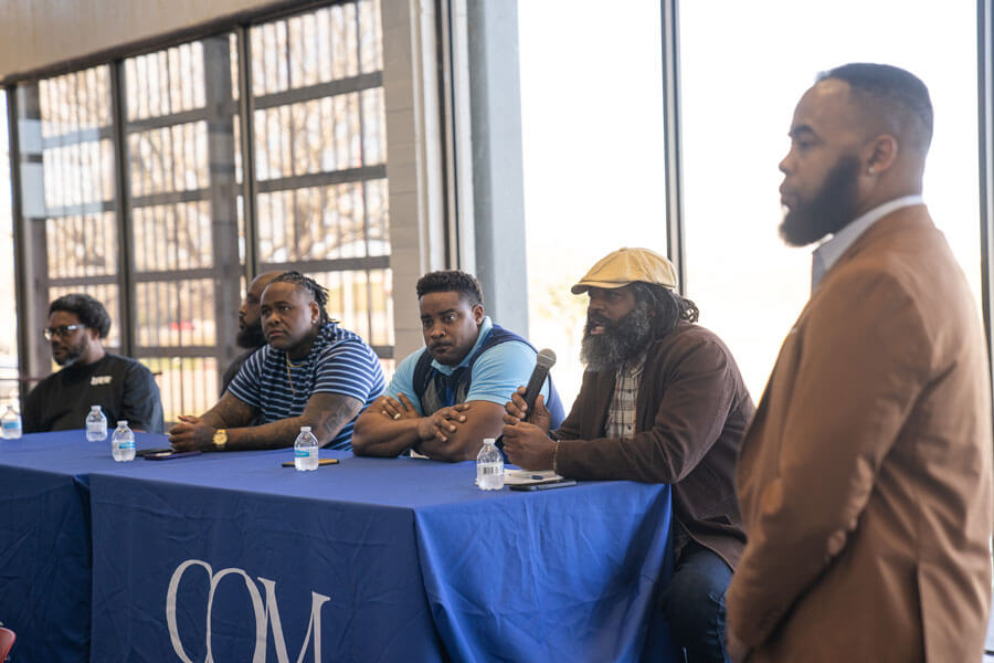 Charles Broussard and other panelist members during ‘Celebrating African Americans in Industry: Panel Discussion’ event.