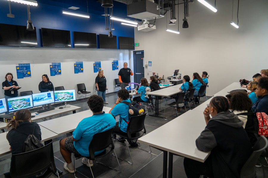 Students in classroom